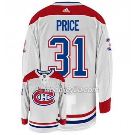 Mænd NHL Montreal Canadiens Trøje CAREY PRICE 31 Adidas Hvid Authentic